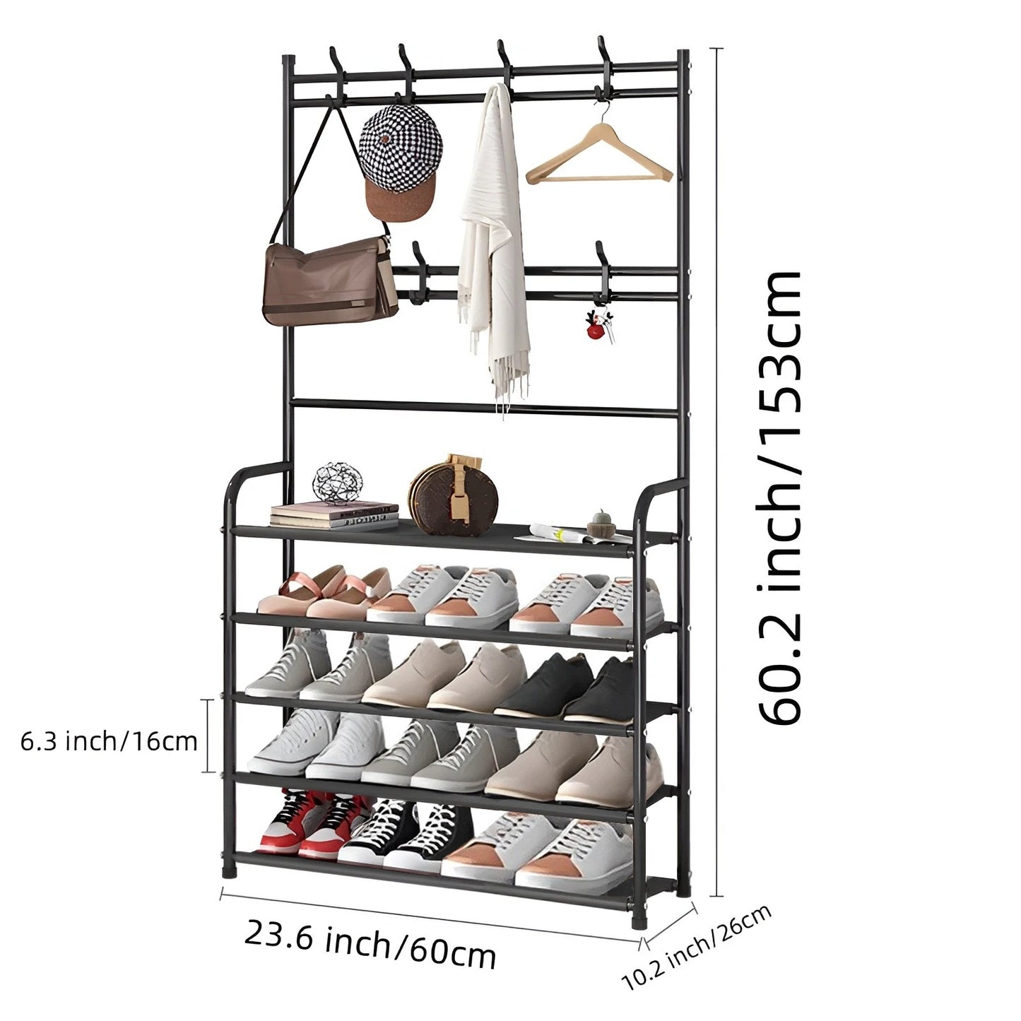 Shoe Rack Coat Rack Stand