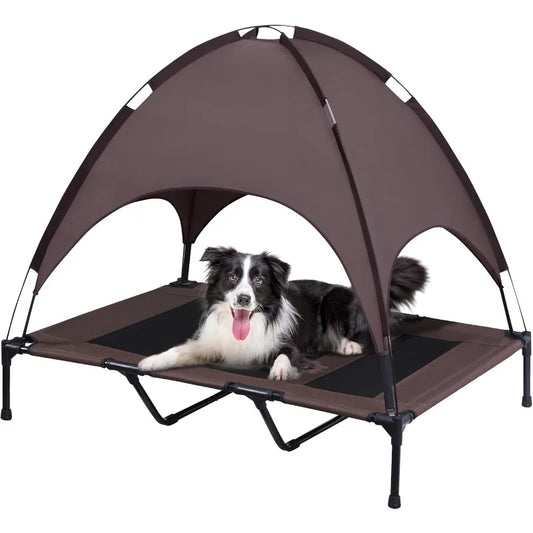 Elevated Pet Cot with Canopy