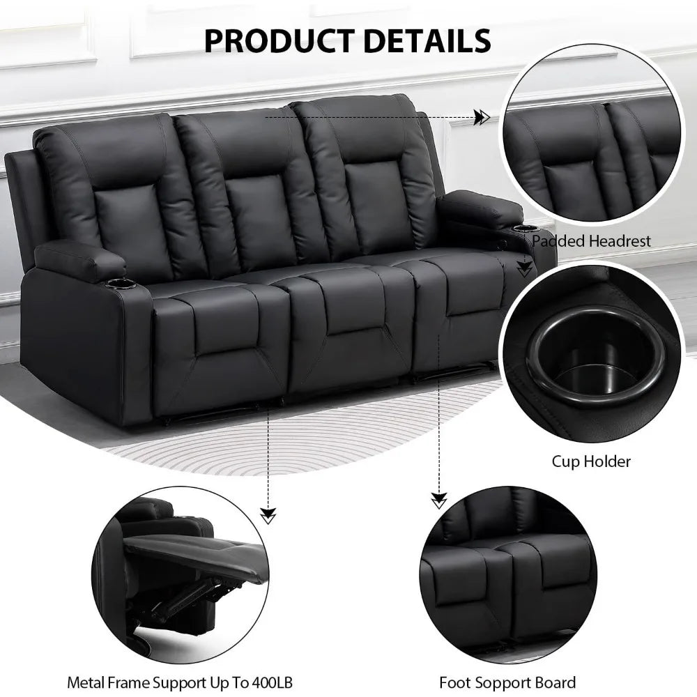 Leather Recliner Living Room Furniture