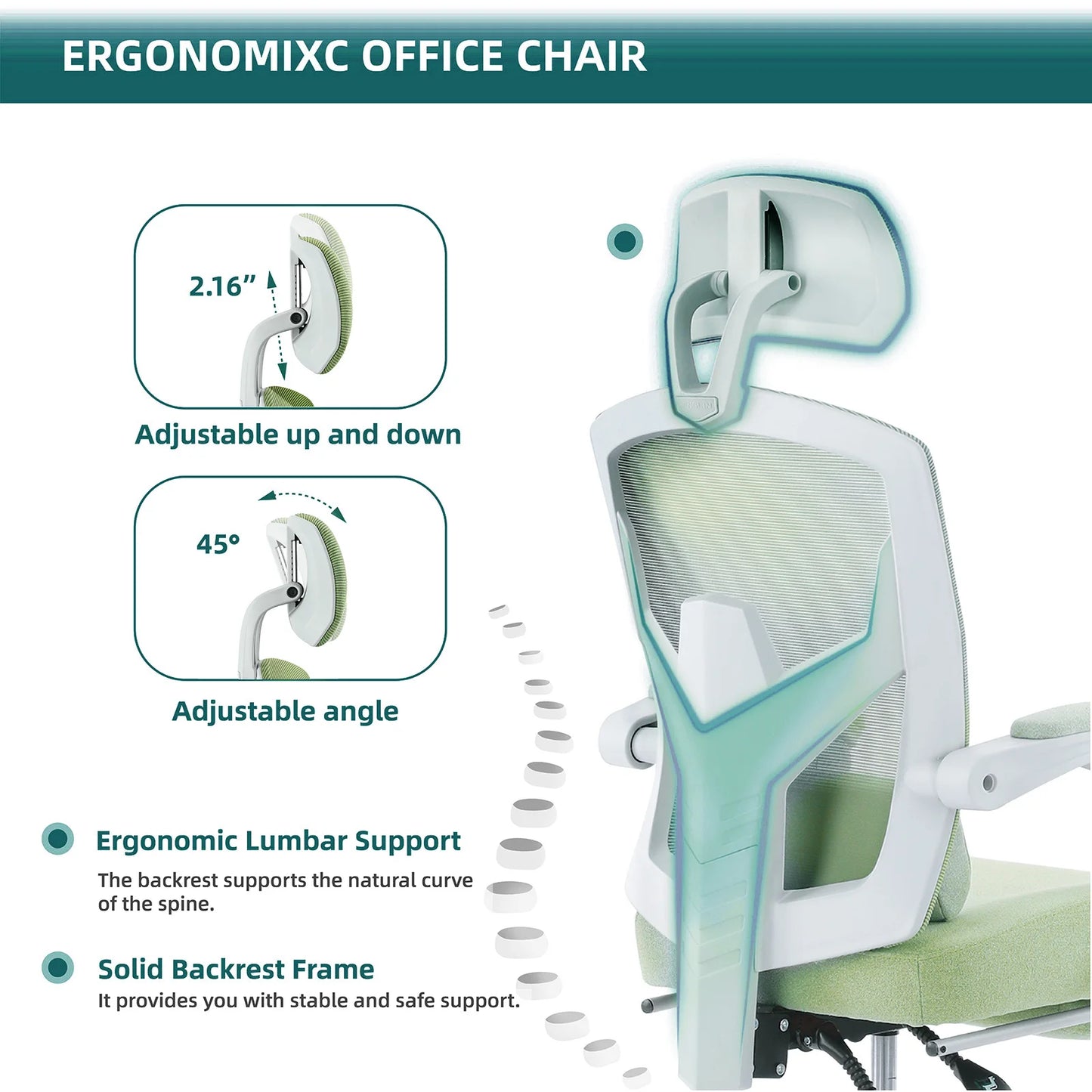 Ergonomic Reclining High Back Computer Chair