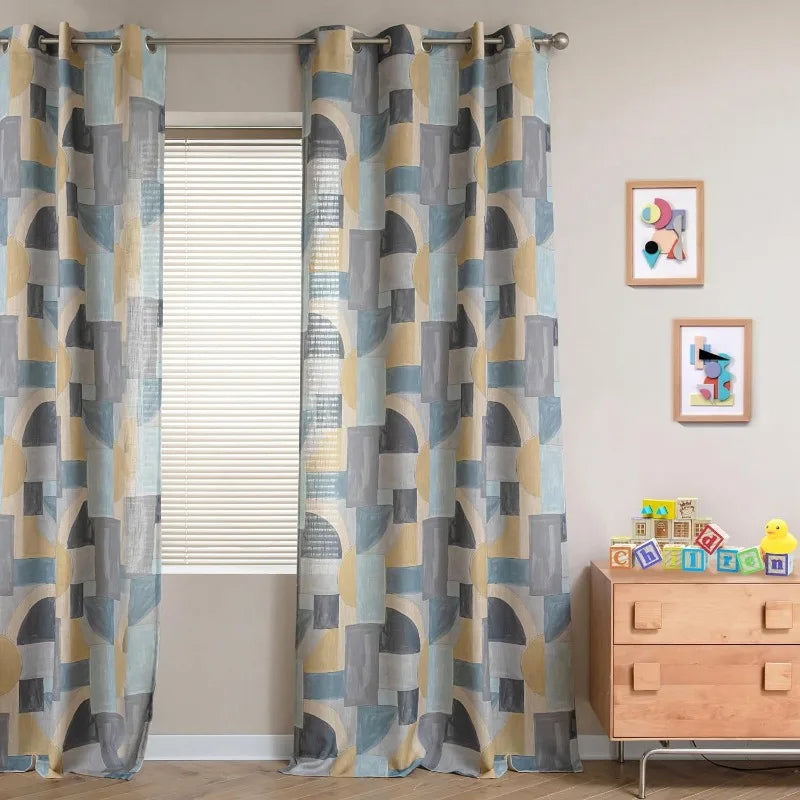 Boho Curtains Long Light Filtering