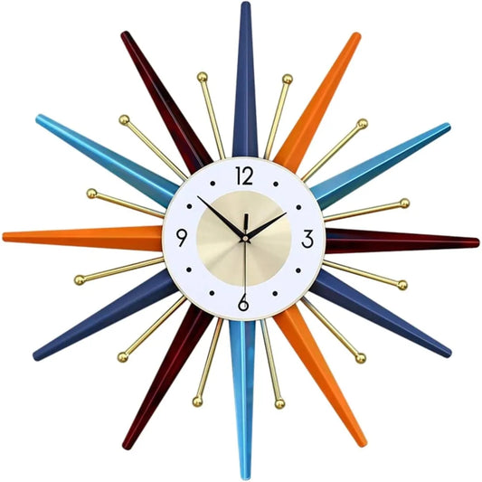 Large Wall Clock MCM Starburst