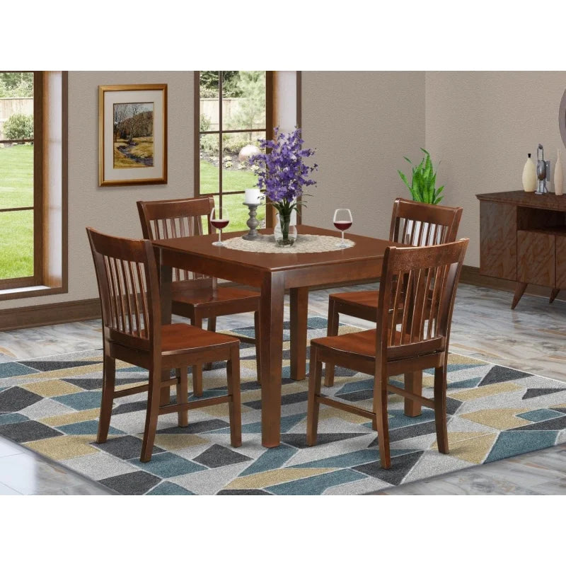 5 Piece Mahogany Dining Set