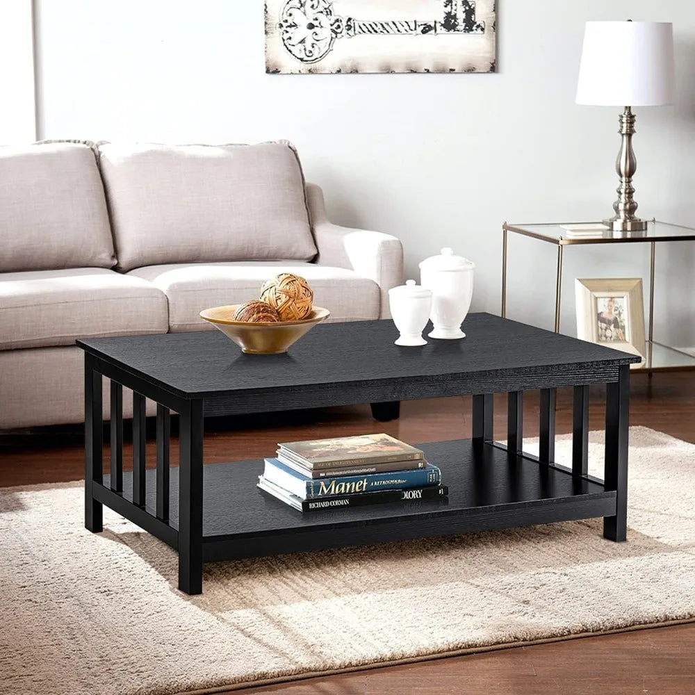 Mission Wooden Living Room Coffee Table