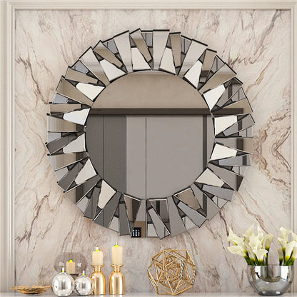 Unique Sunburst Decorative Wall Mirror