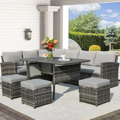 7 Pieces Patio Furniture Set