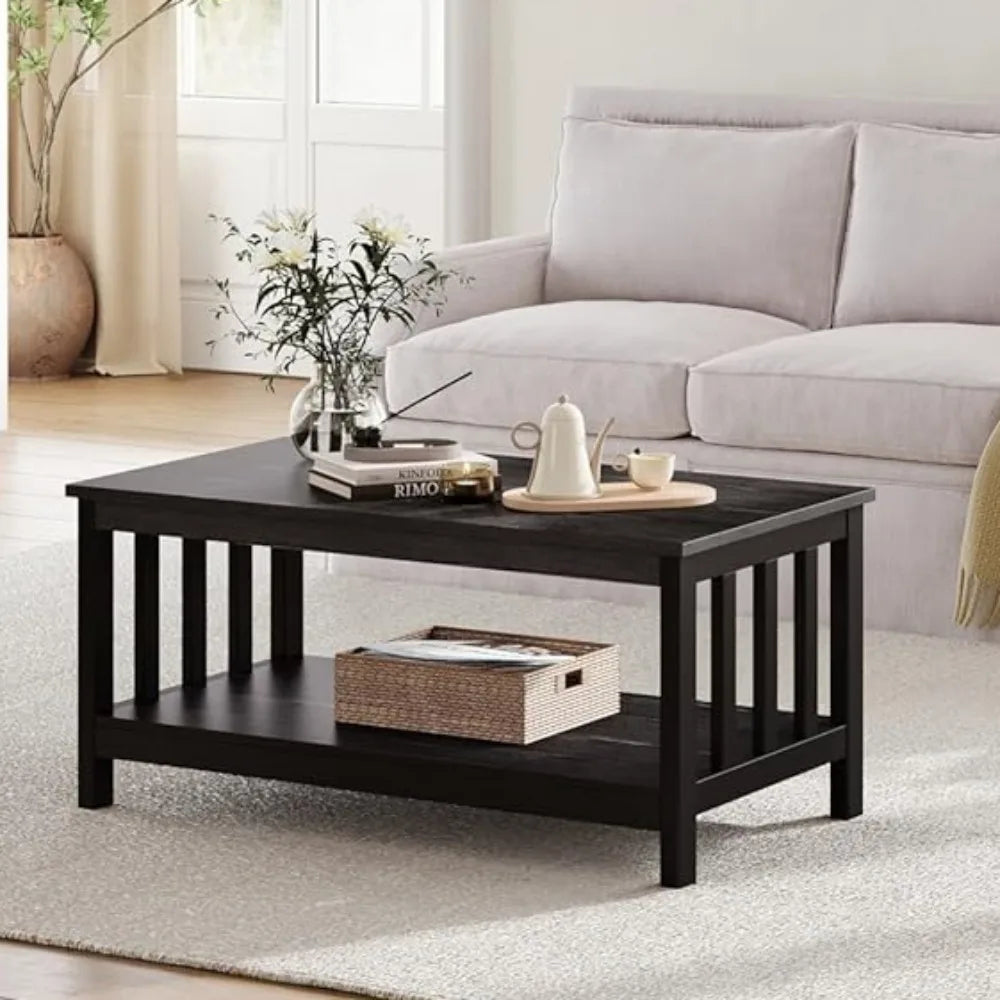 Mission Wooden Living Room Coffee Table