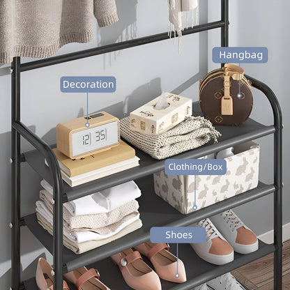 Shoe Rack Coat Rack Stand