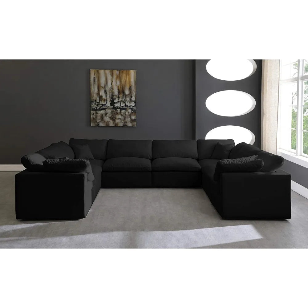 U-Shaped Modular Sectional Sofa