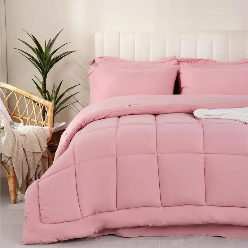 7Pcs Comforter Bedding Sets