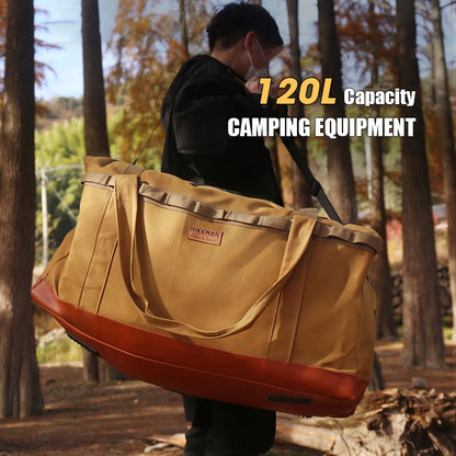 Large Capacity Camping Bag 120L, 53L