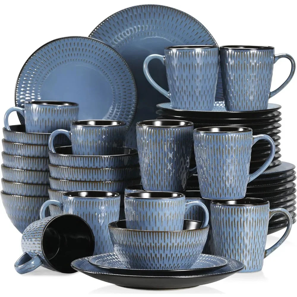 Retro Blue Tableware