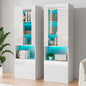 Modern High Gloss LED Bookshelf Display