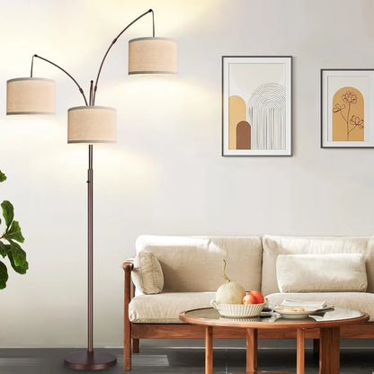 3 Lights Arc Floor Lamp