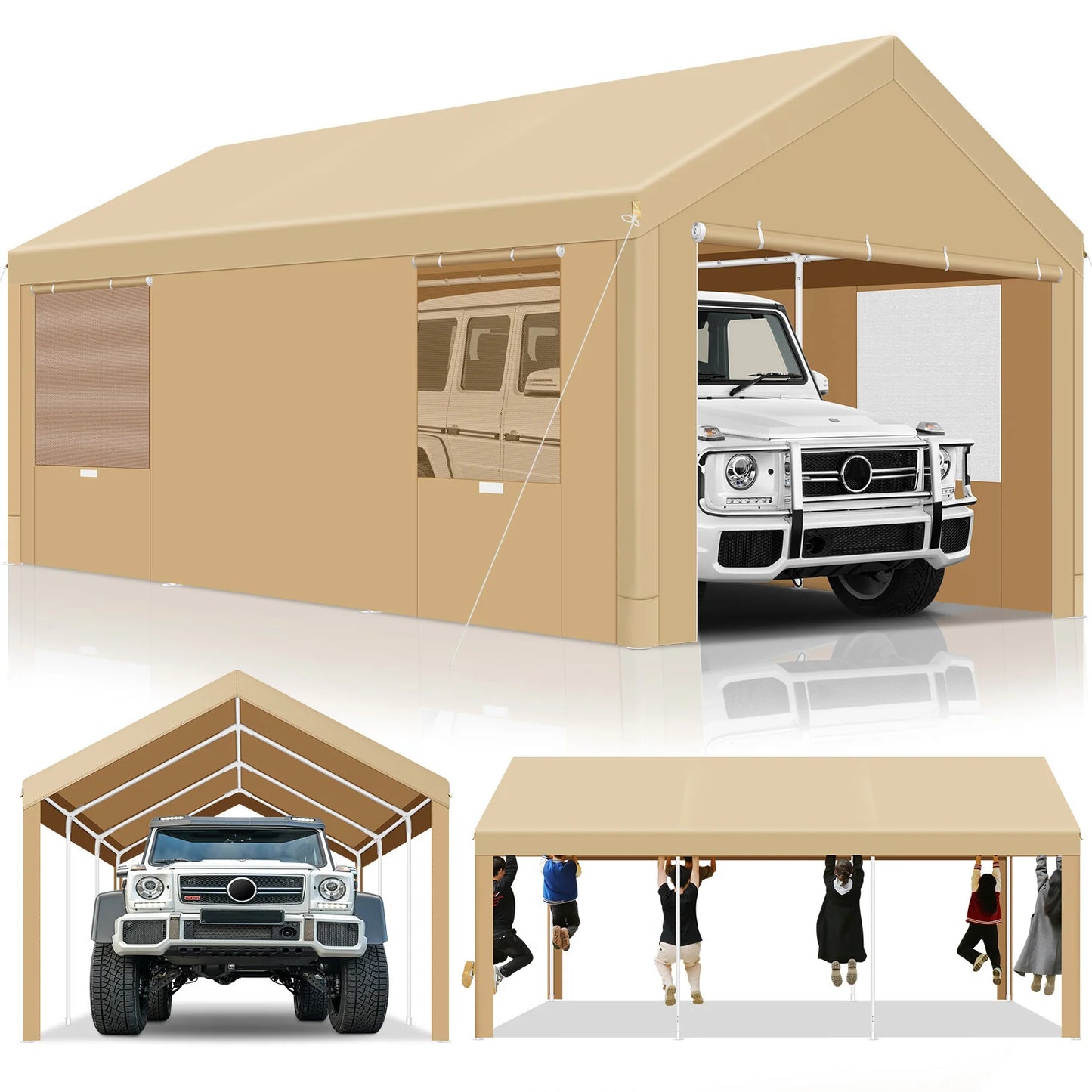 10x20 Carport Heavy Duty Garage