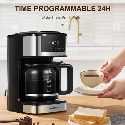 Programmable 12 Cup Drip Coffee Maker