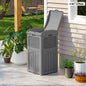 Resin Outdoor Garbage Can with Lid