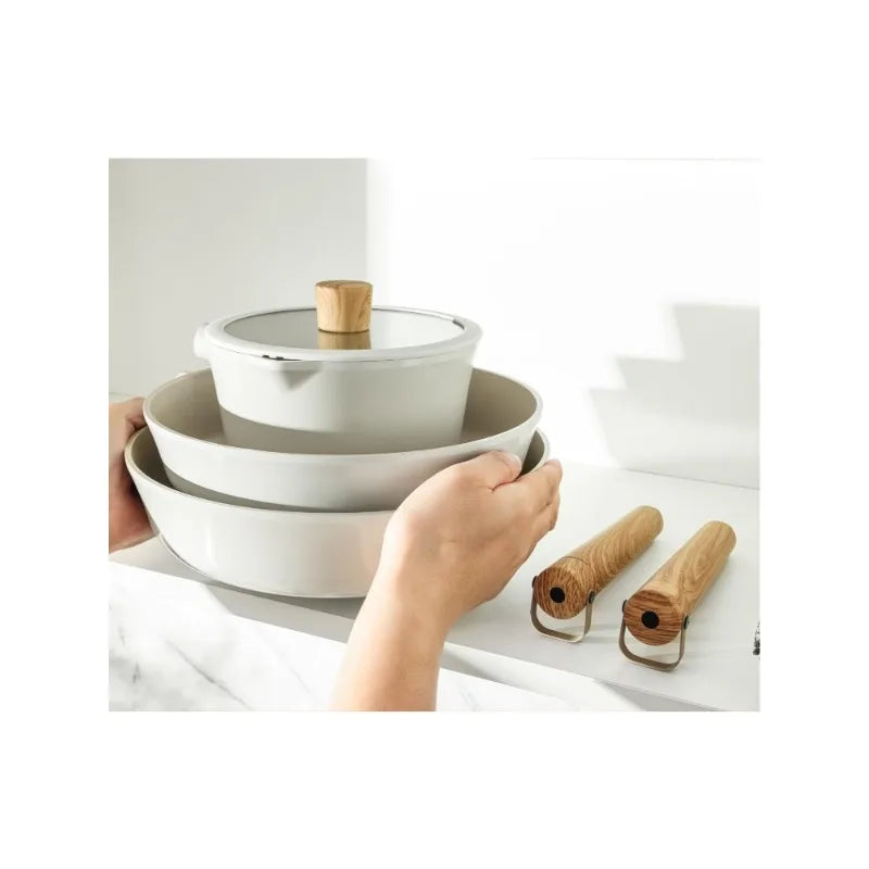 Ceramic Nonstick Pans Set with lid