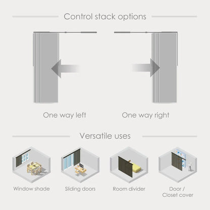 Retractable Vertical Blinds