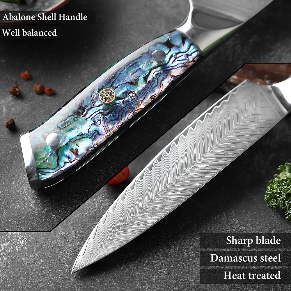 Chef Knife Set Kitchen Cooking