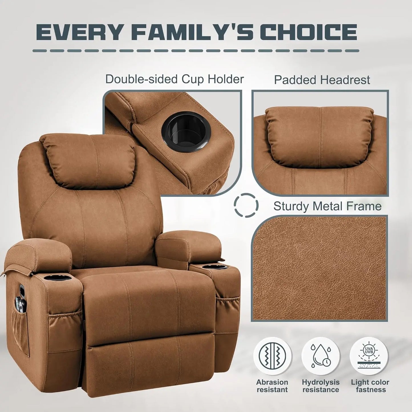 Power Lift Recliner Chair W/Heat