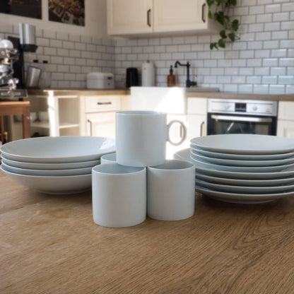 Modern White Dinnerware Set