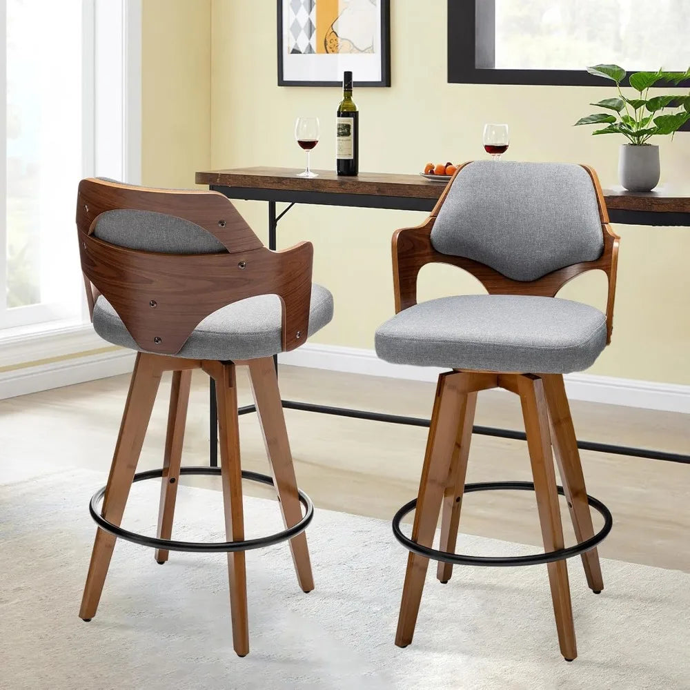 Swivel Bar Stools Set of 2