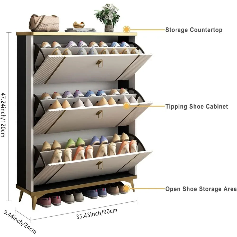 Living Room Furniture Freestanding Shoe Rack