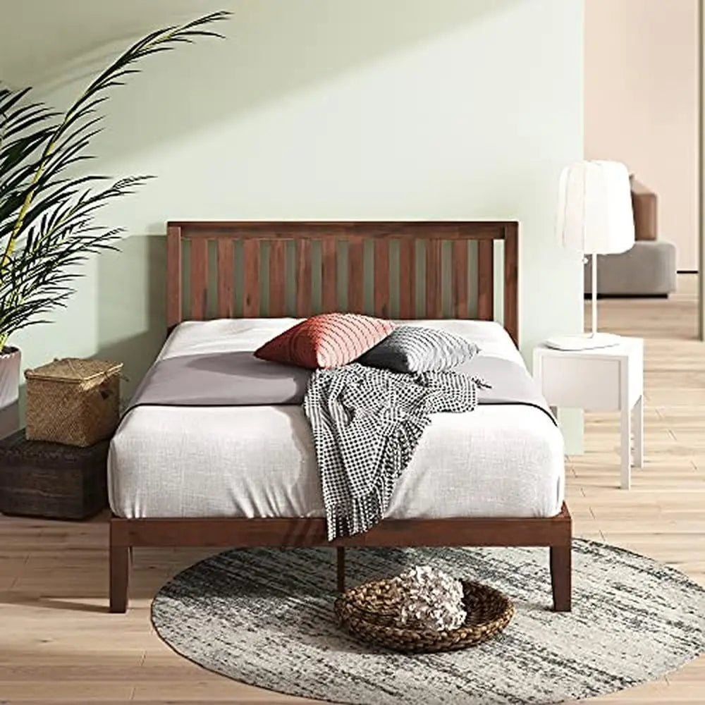 Wood Platform Bed Frame King