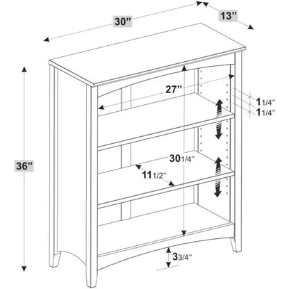 Shaker Style  Bookcase