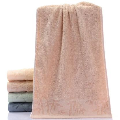 Bamboo Fiber Soft Face Towels for Bathroom