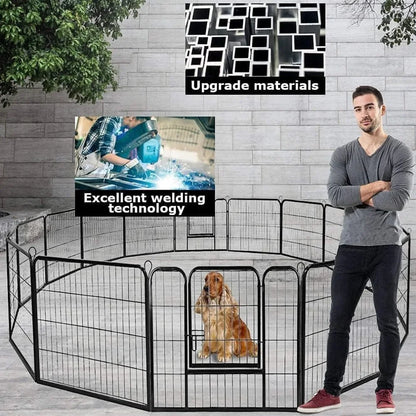 Dog  Exercise Pen With Doors