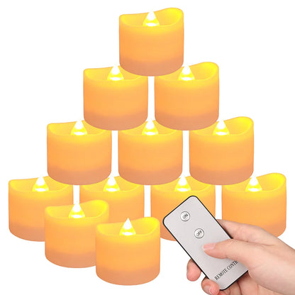 Flameless LED Flickering Candle For Decoration