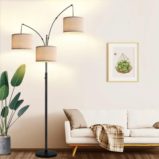 3 Lights Arc Floor Lamp