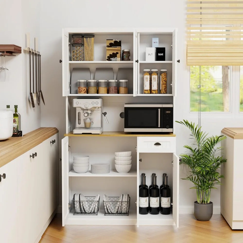 Kitchen  Pantry Cabinet Hutch Buffet