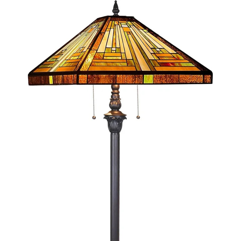 Tiffany Floor Lamp 2-Light