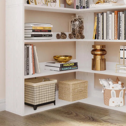 6 Tiers Corner Bookshelf, Storage Shelves