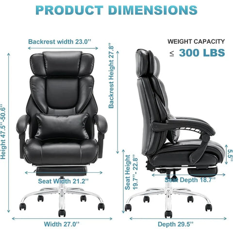 Office Chair with High Back Design