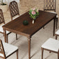 63" Farmhouse Wooden Dining Table