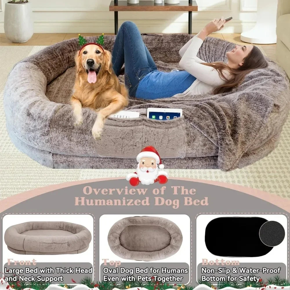 Extra Large Human Dog Bed