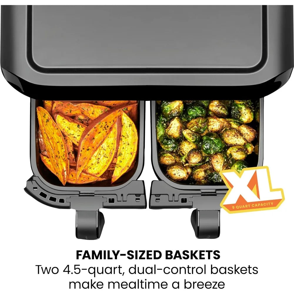 Air Fryer Double Basket Capacity