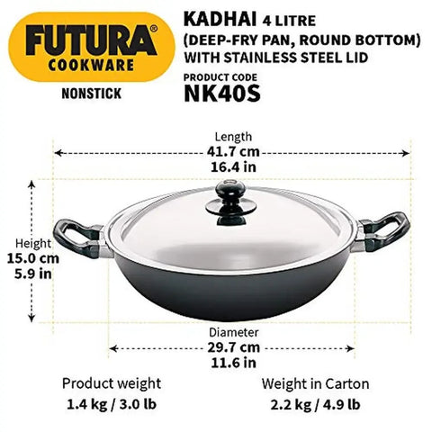 Non-Stick Deep-Fry Pan 4.0L