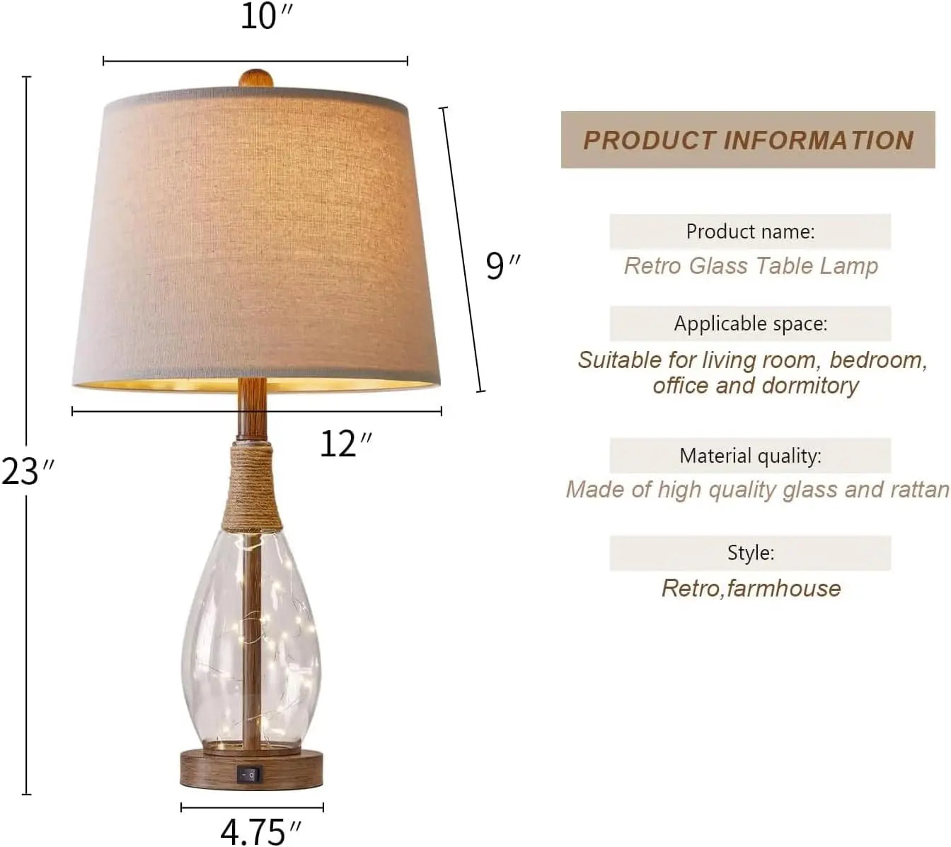 Sets of 2 Modern Bedside Lamps