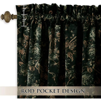 Printed Floral Design Home Drapes