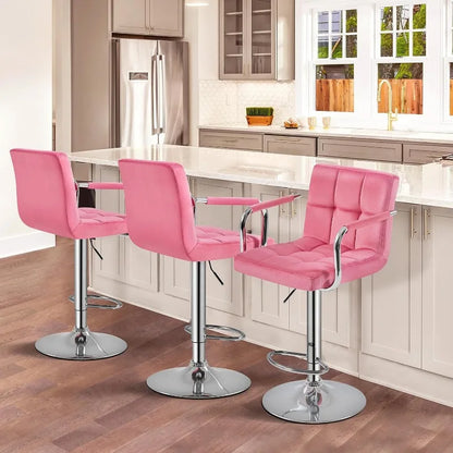 Set of 2 Modern Counter Height Stools