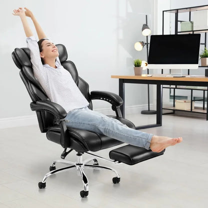 Office Chair with High Back Design