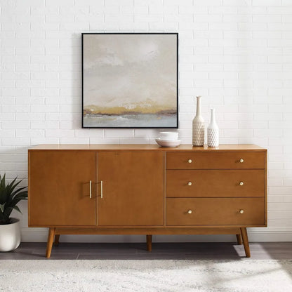 Mid-Century Modern Wood Kitchen Buffet