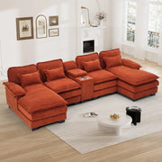 Modern Upholstered Large Modular Sofa