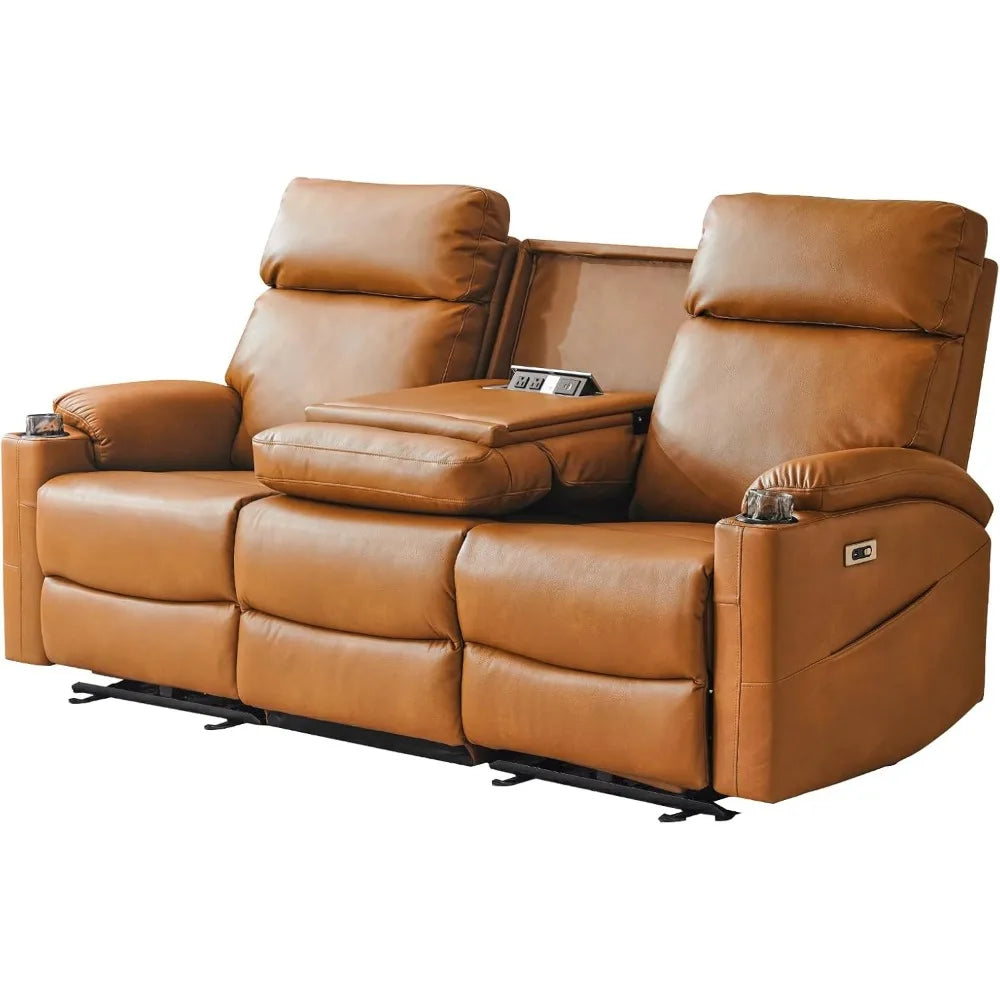 Power Reclining Couch Home Theater Seating