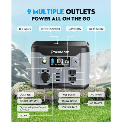 300W Power Station, Battery Backup Supply